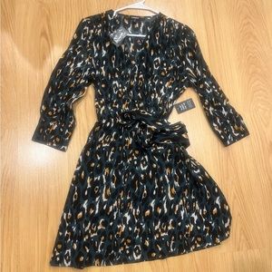 Express Printed Wrap Dress - NWT